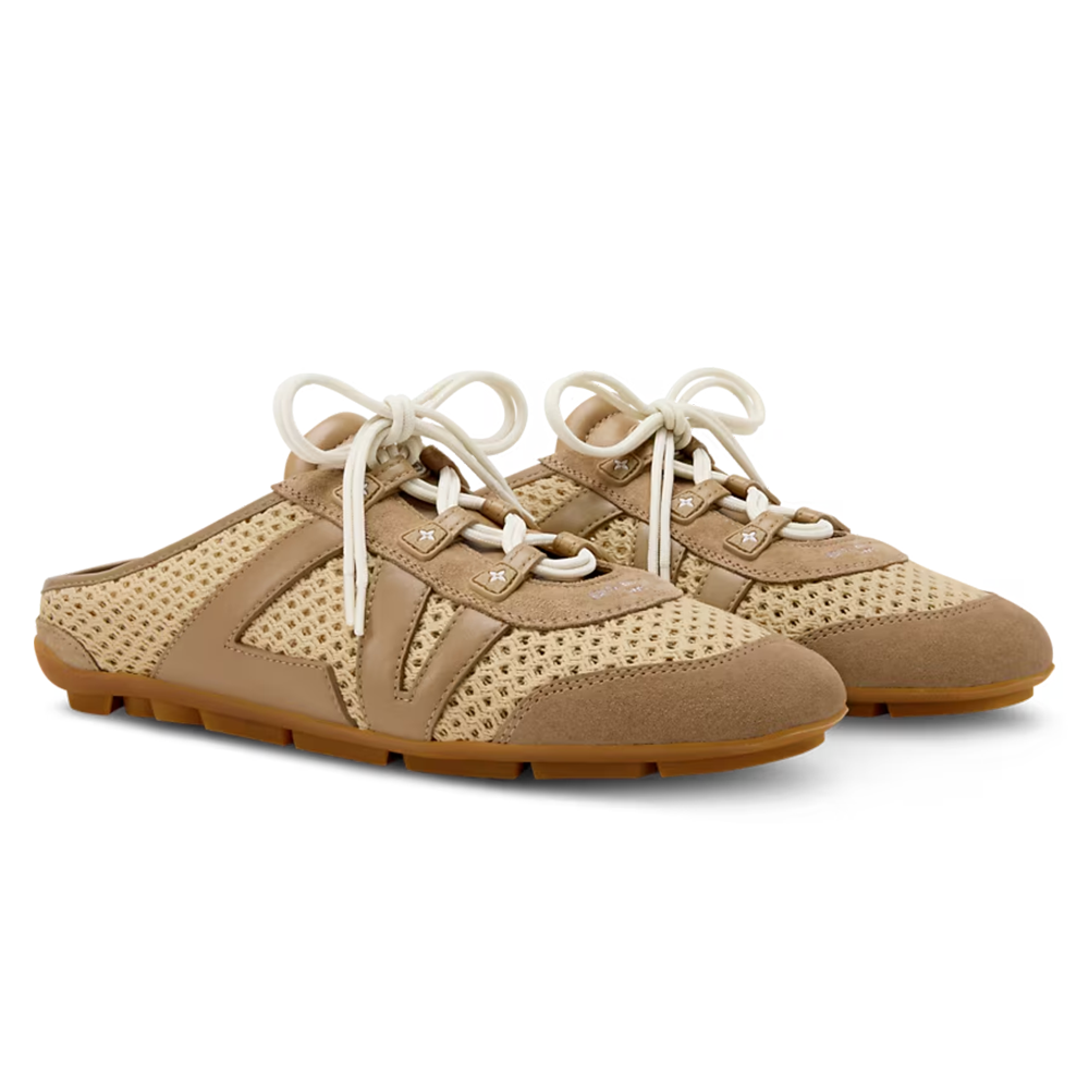 LV Sneakerina Open Back Natural Beige