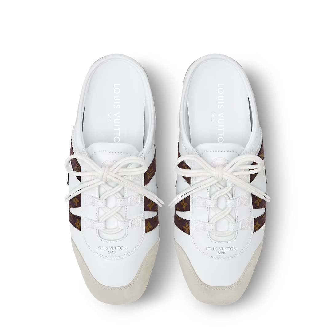 LV Sneakerina Open Back White