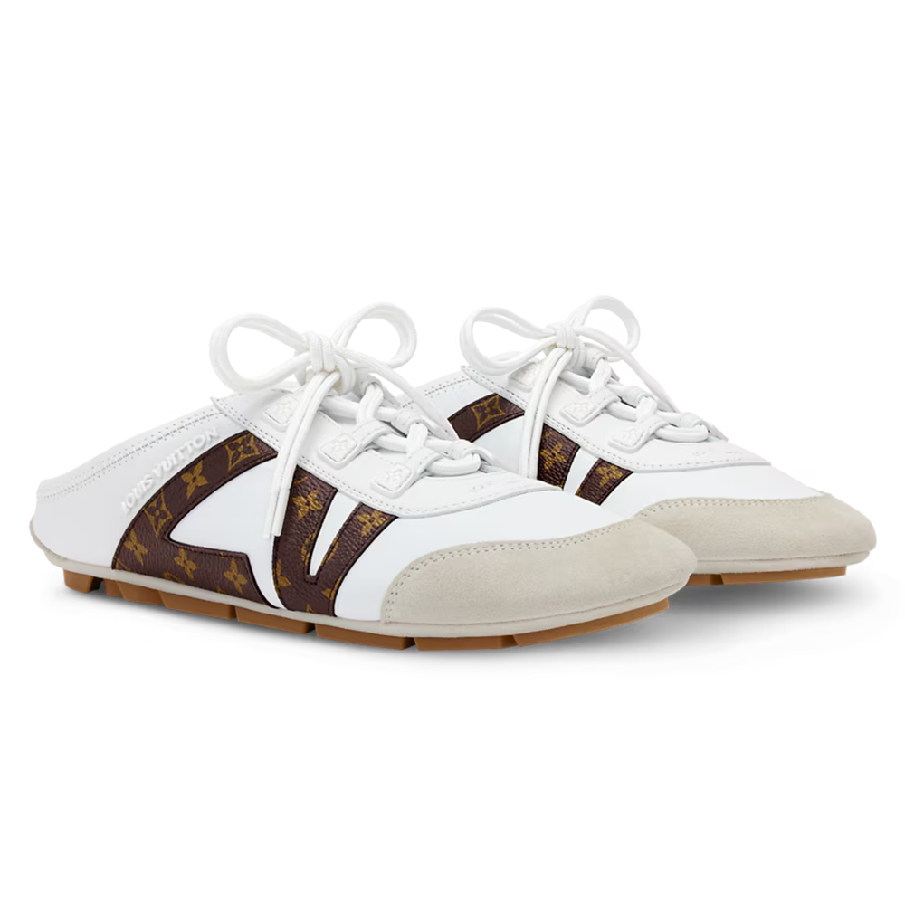 LV Sneakerina Open Back White