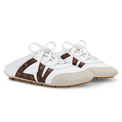 LV Sneakerina Open Back White