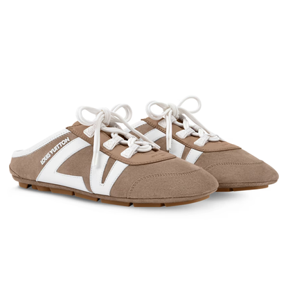 LV Sneakerina Open Back Hazelnut Brown