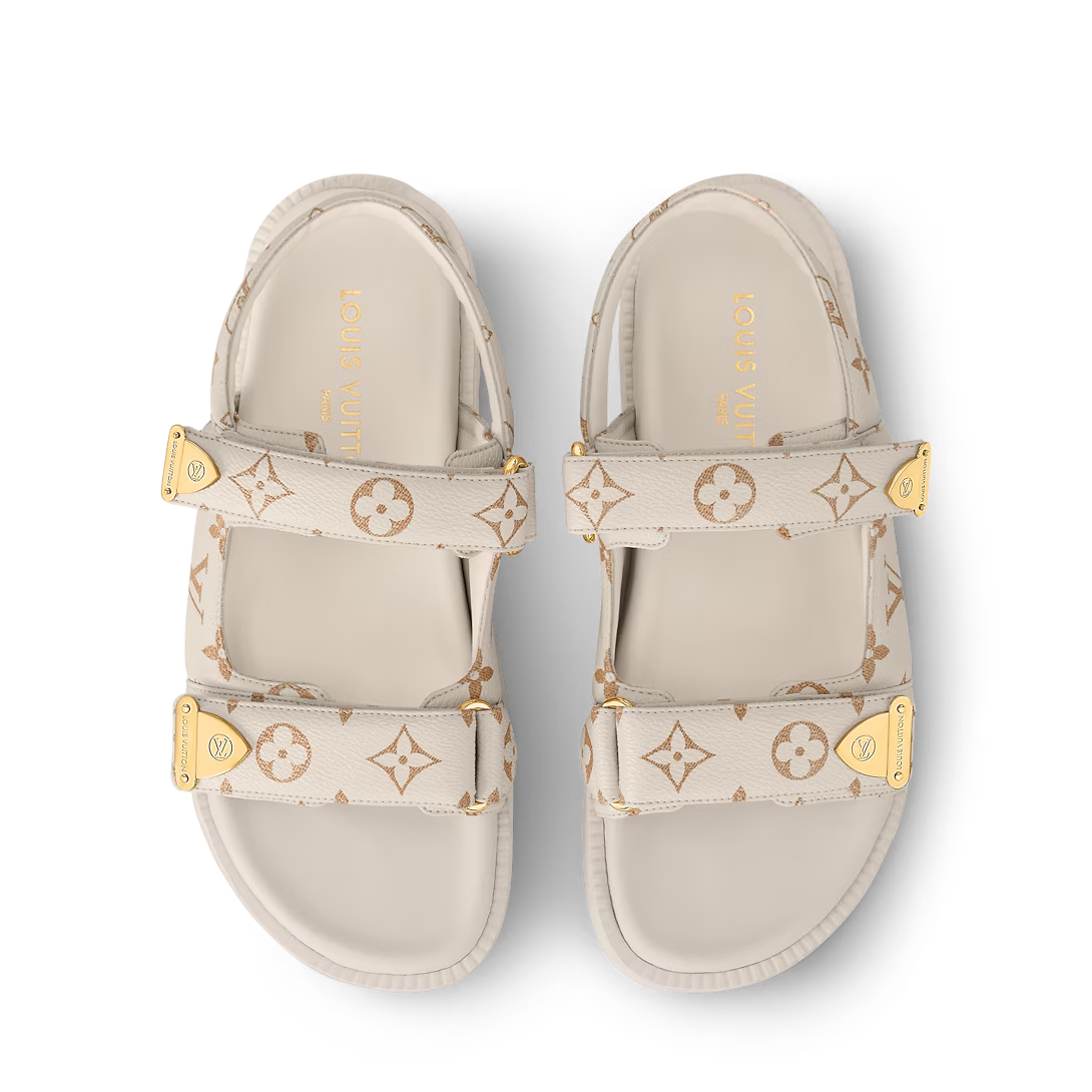 Louis Vuitton LV Sunset Sandals ‘Dune Beige’