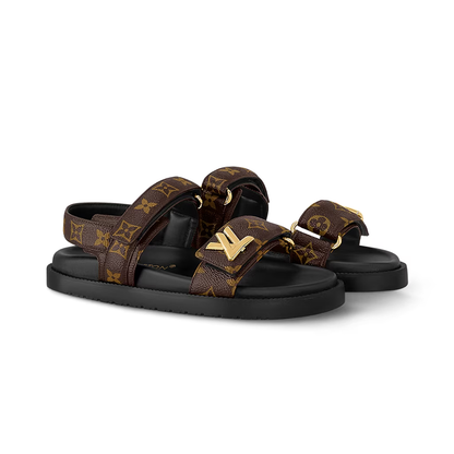 LV Sunset Flat Comfort Sandals ‘Cocoa Brown’