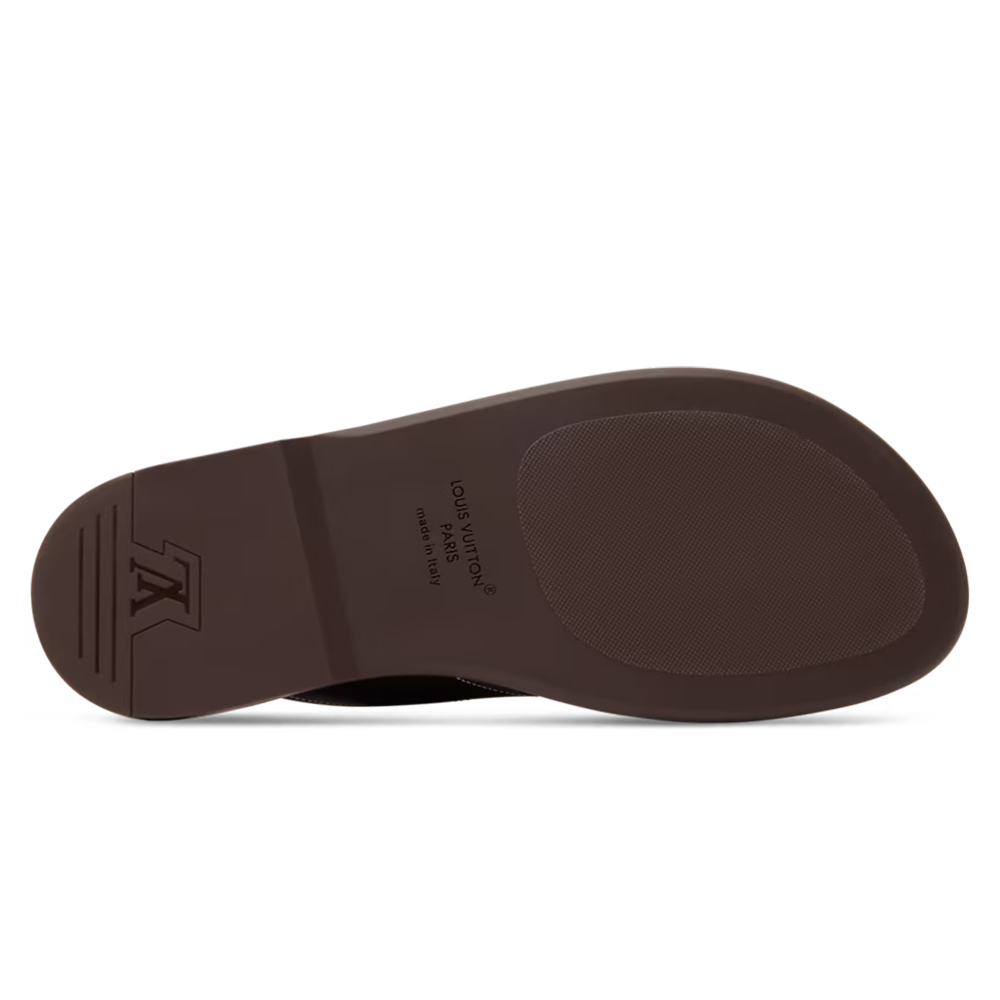 LV Sunset Thong Brown