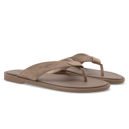 LV Sunset Thong Taupe Brown