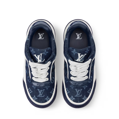 LV Tilted Sneaker Indigo Blue