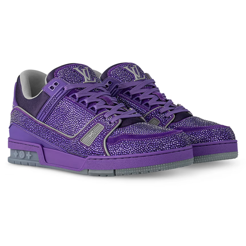 Louis Vuitton LV Trainer Sneaker ‘Purple Crystals’