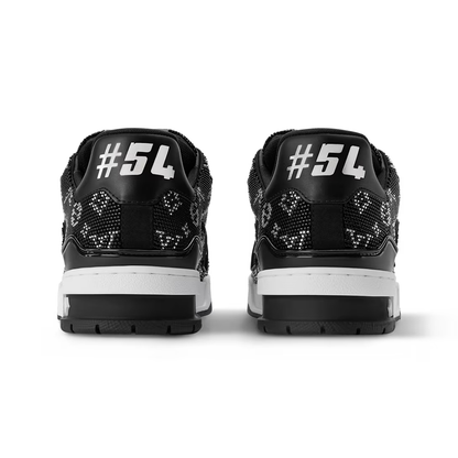 LV Trainer Sneaker Black Swarovski