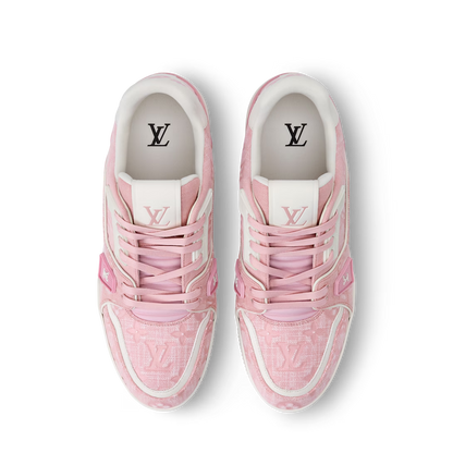 LV Trainer Pink Canvas