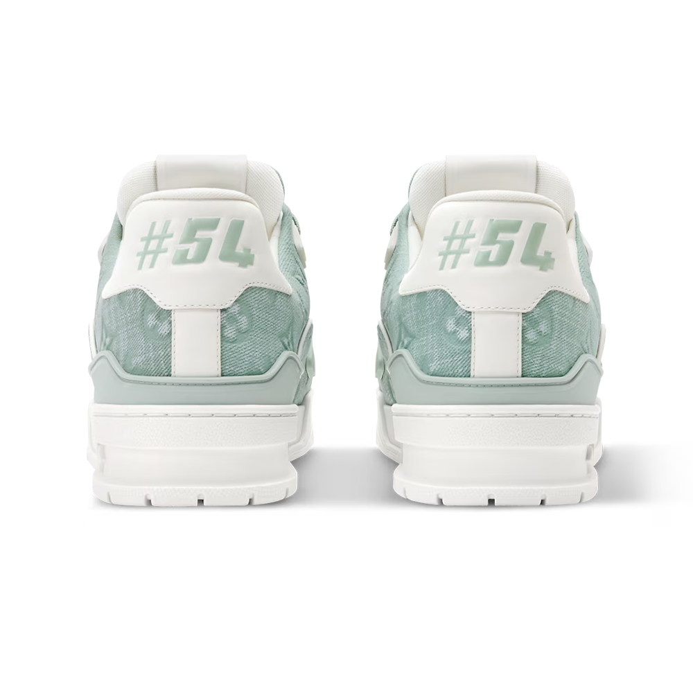 LV Trainer Green Canvas
