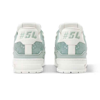 LV Trainer Green Canvas