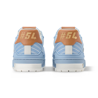 LV Trainer Blue Jacquard