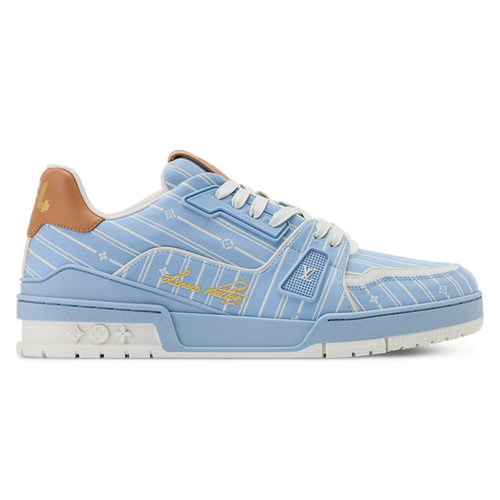 LV Trainer Blue Jacquard