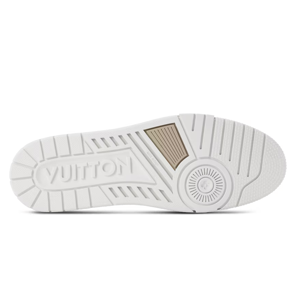 LV Trainer Beige Jacquard
