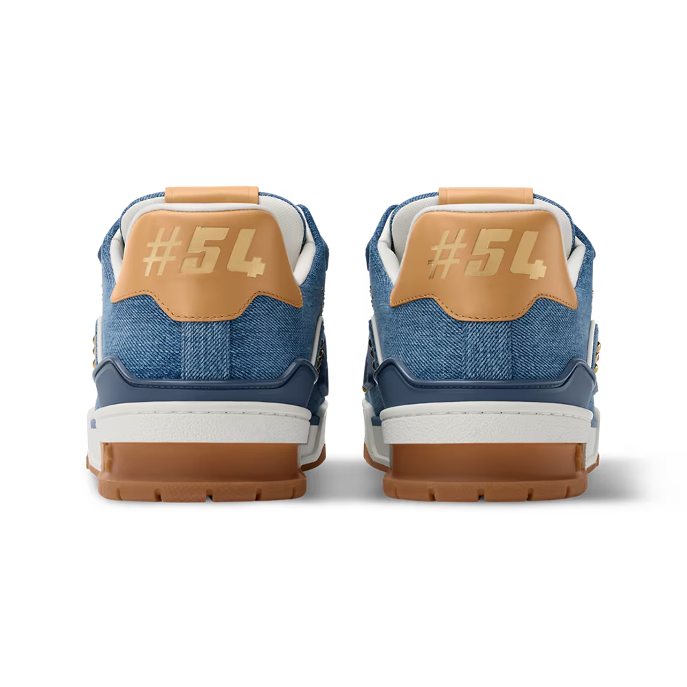 LV Trainer Blue Denim Swarovski