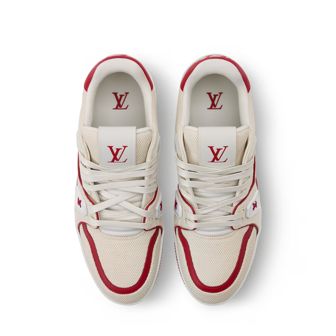 LV Trainer Red Canvas