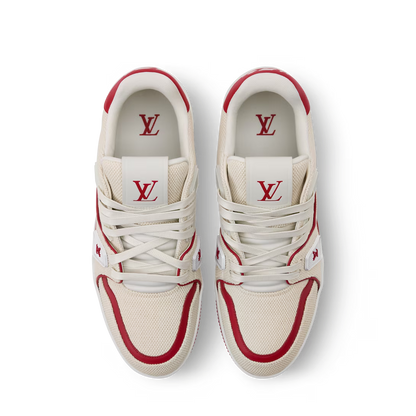 LV Trainer Red Canvas