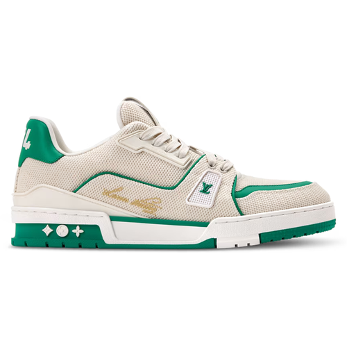 LV Trainer Green Canvas