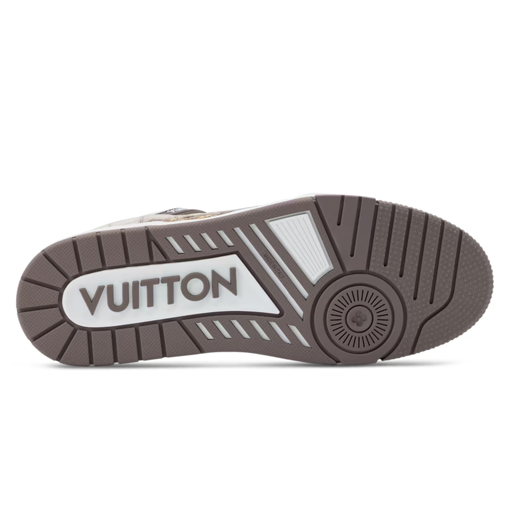 LV Trainer Beige Crocodile Skin