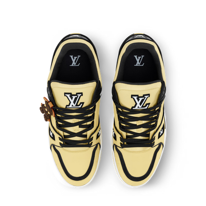 LV Trainer Yellow calf leather
