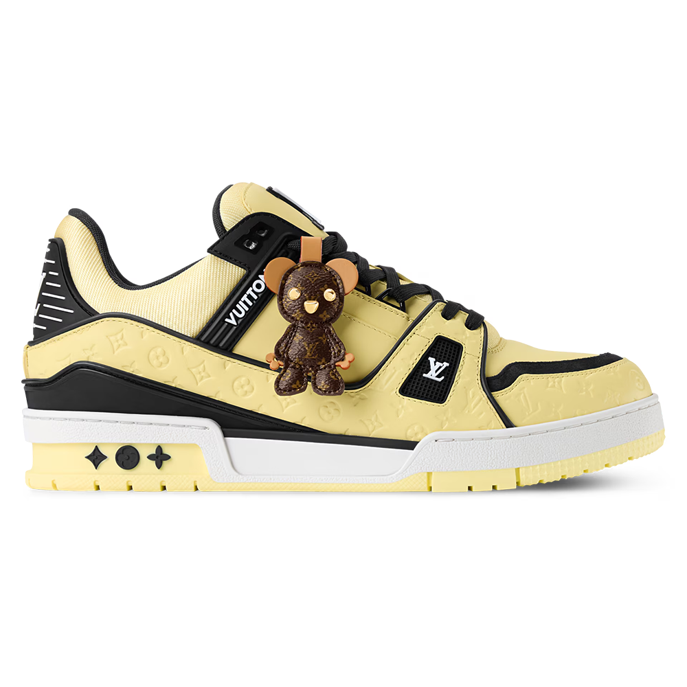 LV Trainer Yellow calf leather