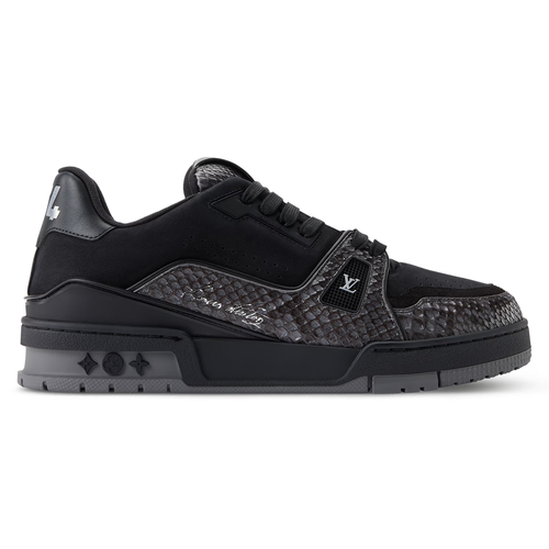 LV Trainer Black Nubuck calf leather
