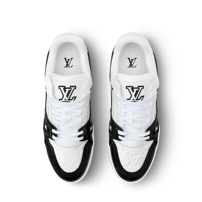 LV Trainer Sneaker Black White