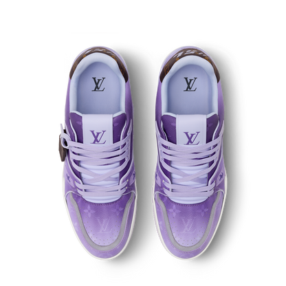 LV Trainer Sneaker Comes In Monogram-Printed Canvas Purple