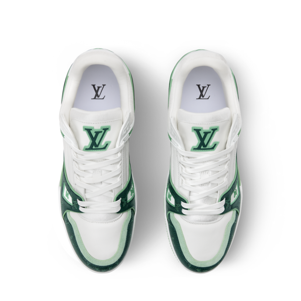 Louis Vuitton LV Trainer Sneaker ‘Denim Monogram green’