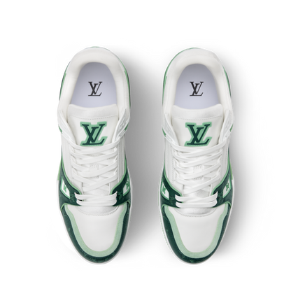 Louis Vuitton LV Trainer Sneaker ‘Denim Monogram green’