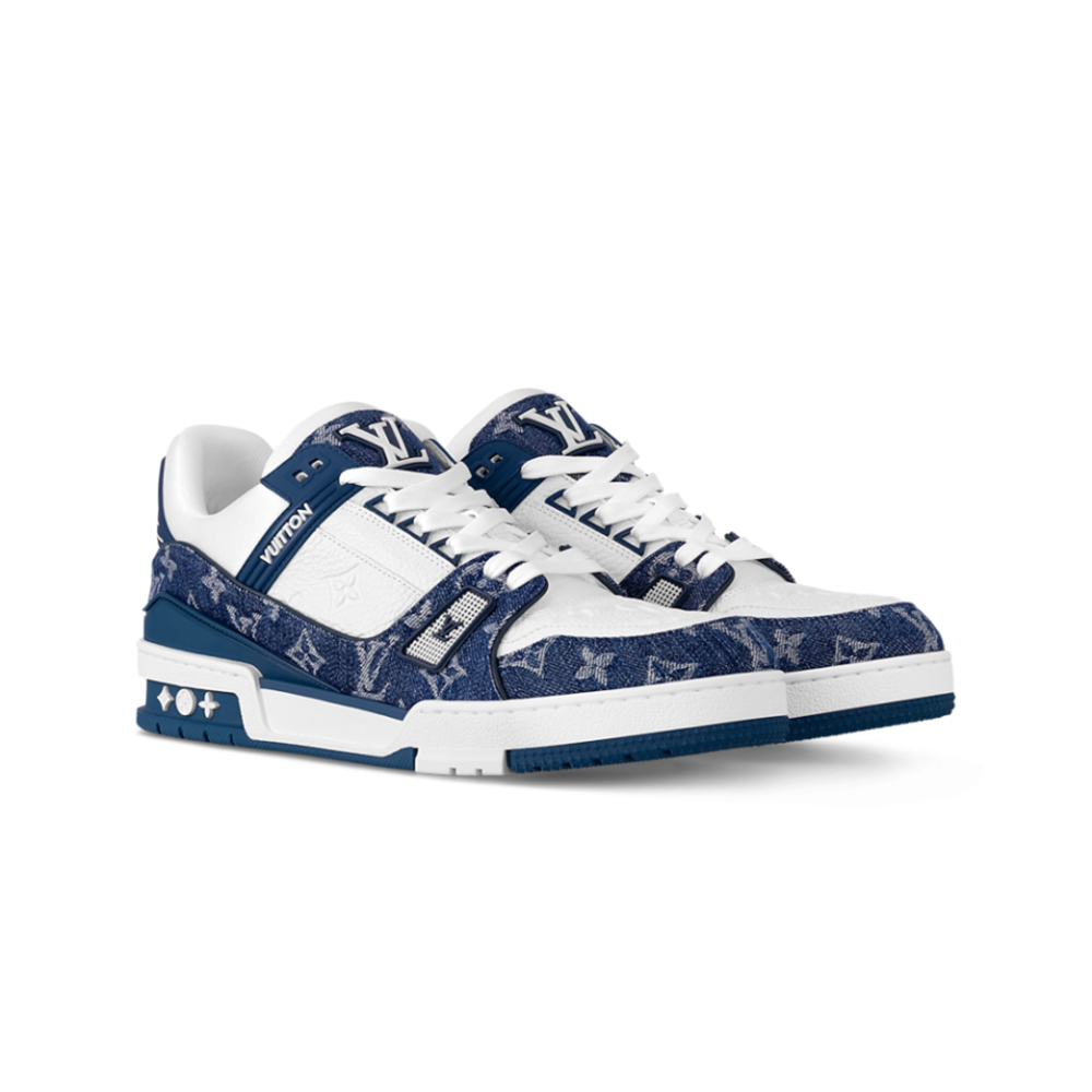 Louis Vuitton LV Trainer Sneaker ‘Denim Monogram Blue’