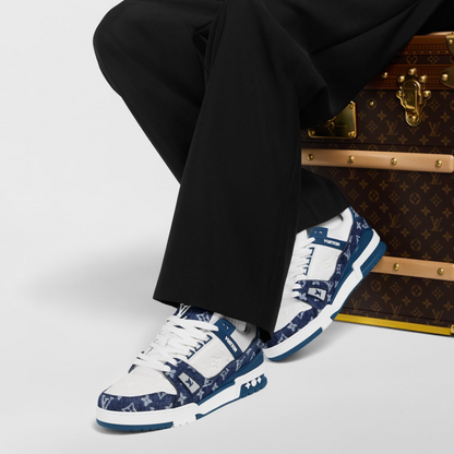 Louis Vuitton LV Trainer Sneaker ‘Denim Monogram Blue’