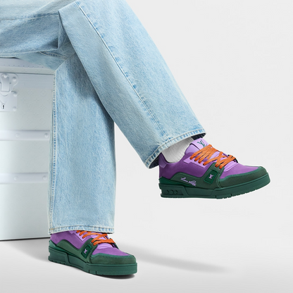 LV Trainer Sneaker Waterproof Nubuck Leather