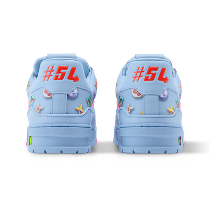 LV Trainer Sneaker Coordinates With The Season’s Monogram Donuts Blue
