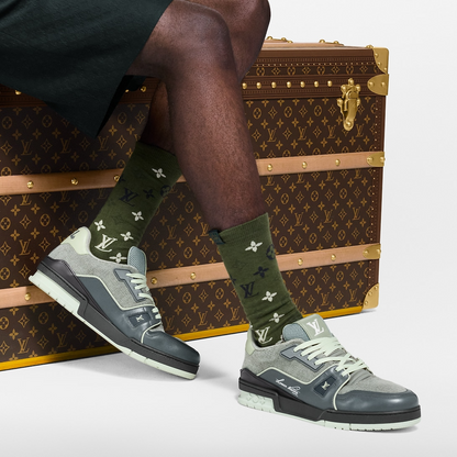 LV Trainer Sneaker Waterproof Nubuck Leather