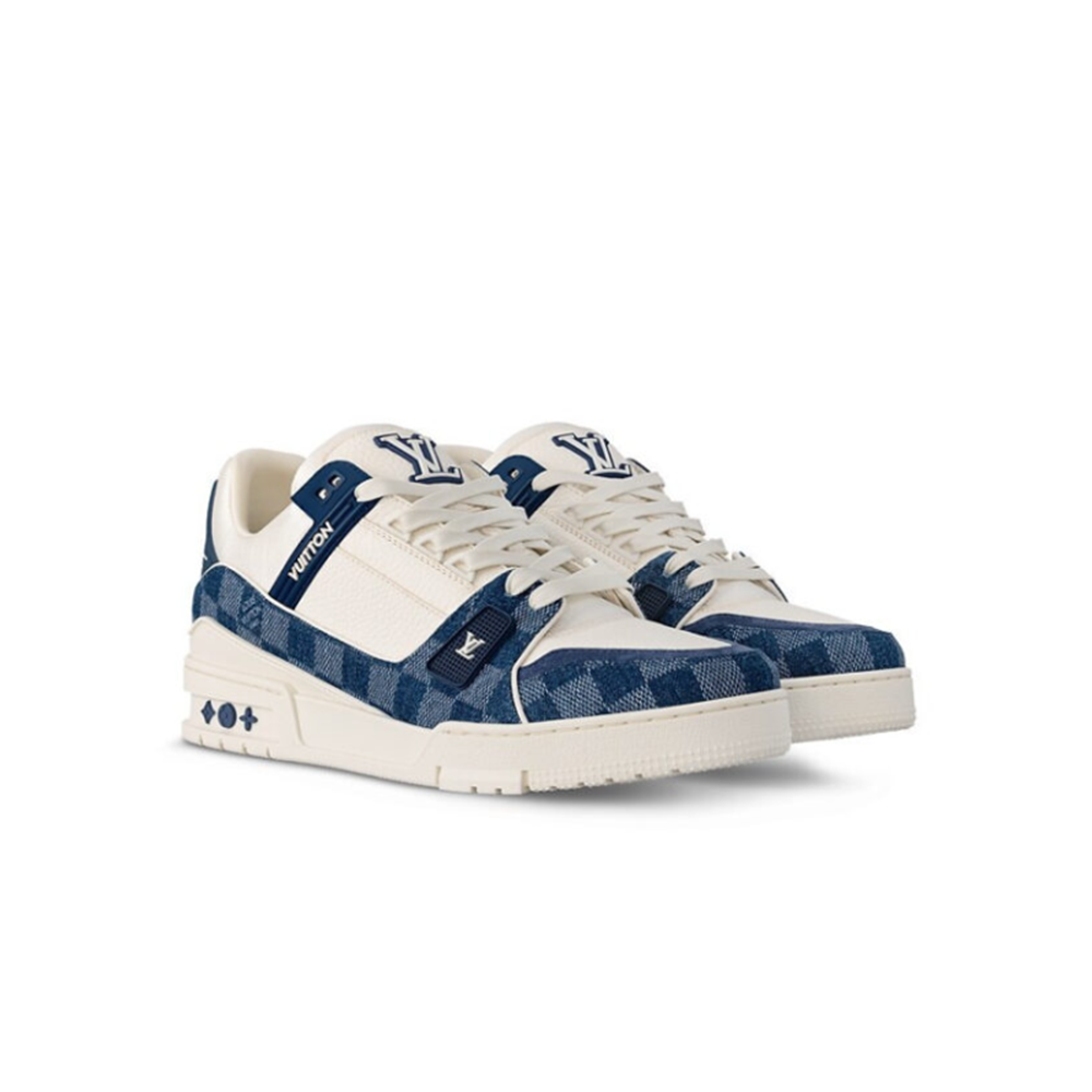 Louis Vuitton LV Trainer Sneaker ‘Damier Denim Blue’