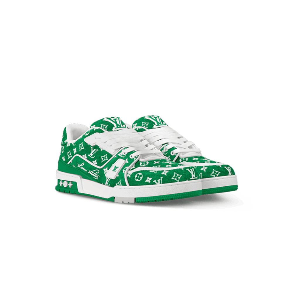 Louis Vuitton LV Trainer Sneaker ‘Green Monogram’
