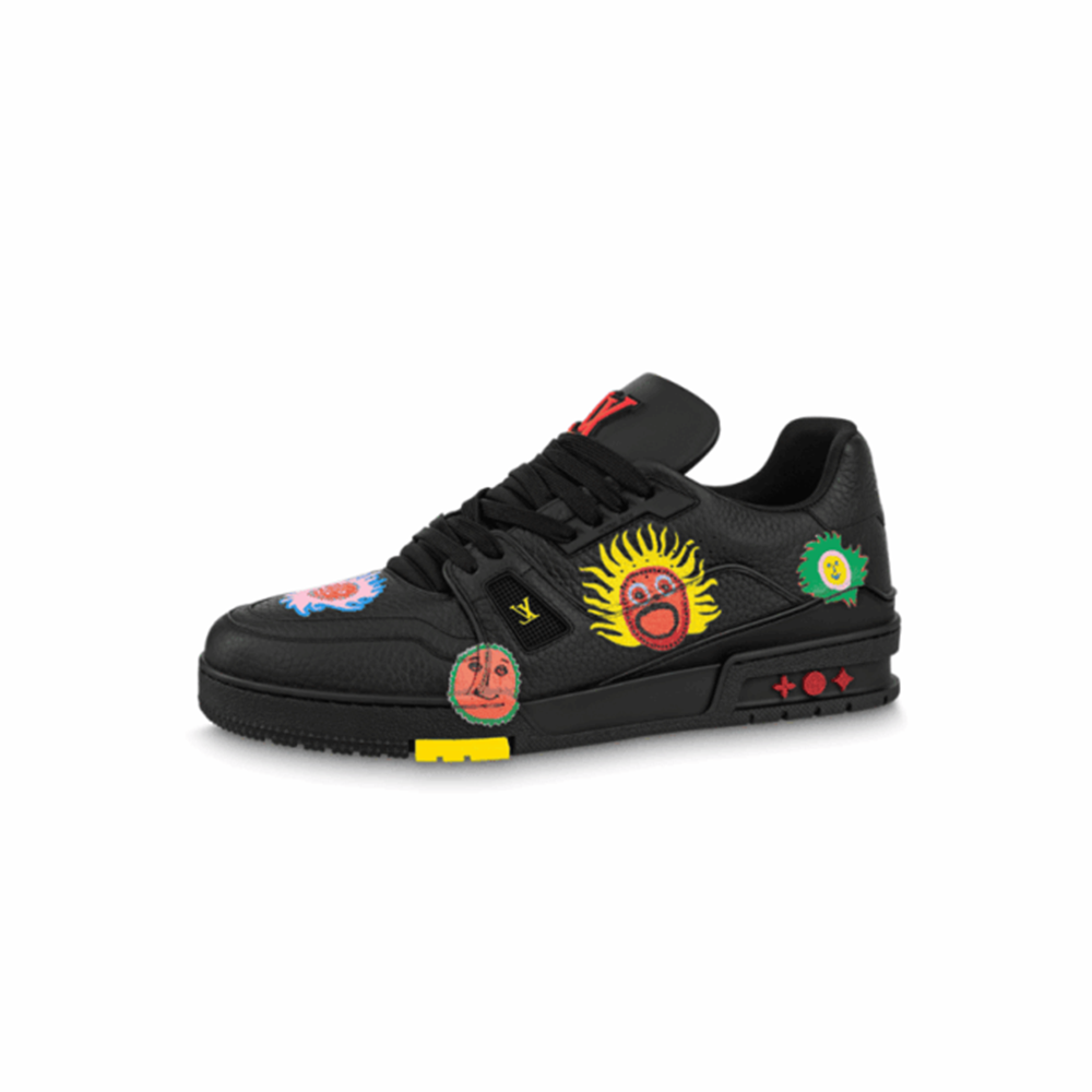 Louis Vuitton LV Trainer Sneaker x Yayoi Kusama ‘Black Print’