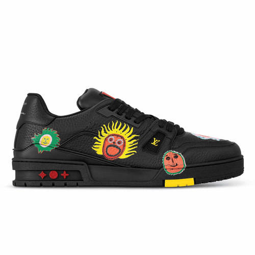 Louis Vuitton LV Trainer Sneaker x Yayoi Kusama ‘Black Print’