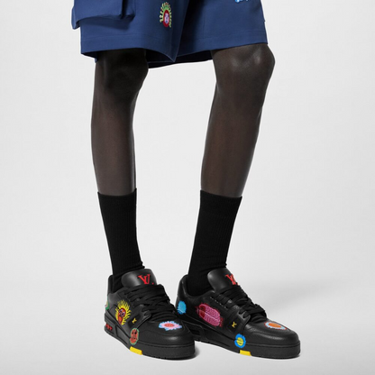 Louis Vuitton LV Trainer Sneaker x Yayoi Kusama ‘Black Print’