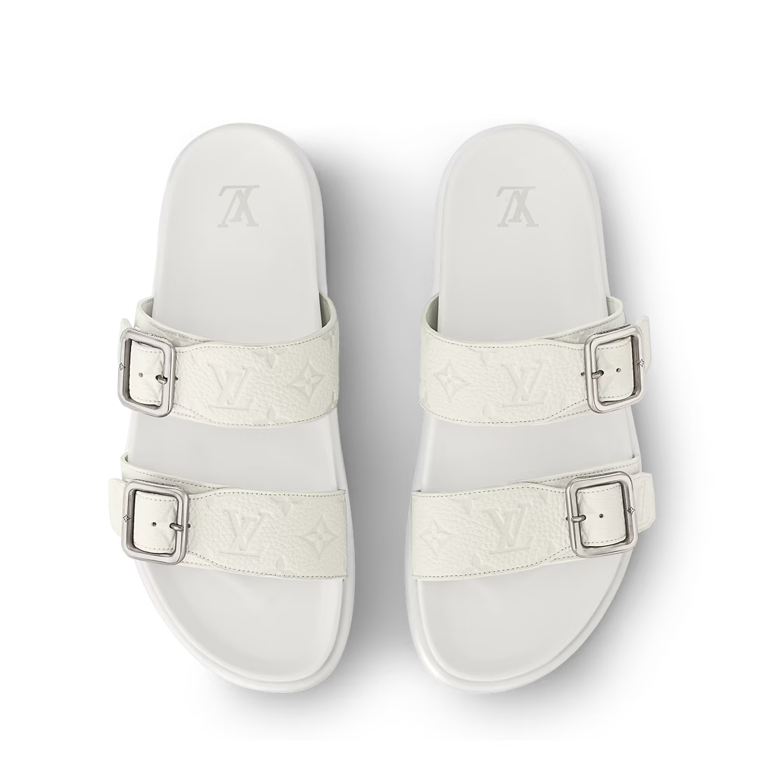 LV Venice Mule White