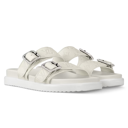LV Venice Mule White