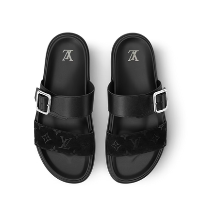 LV Venice Mule Taupe Black