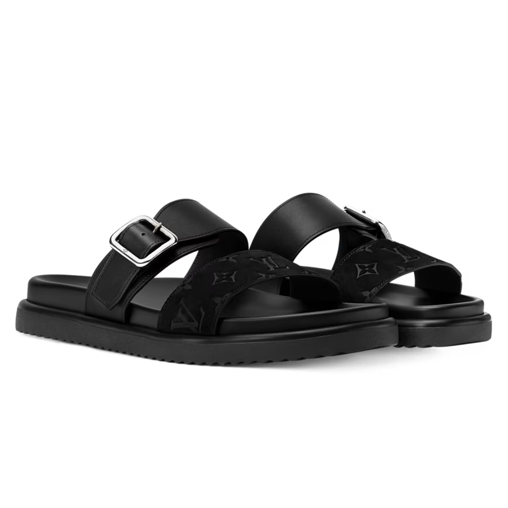 LV Venice Mule Taupe Black