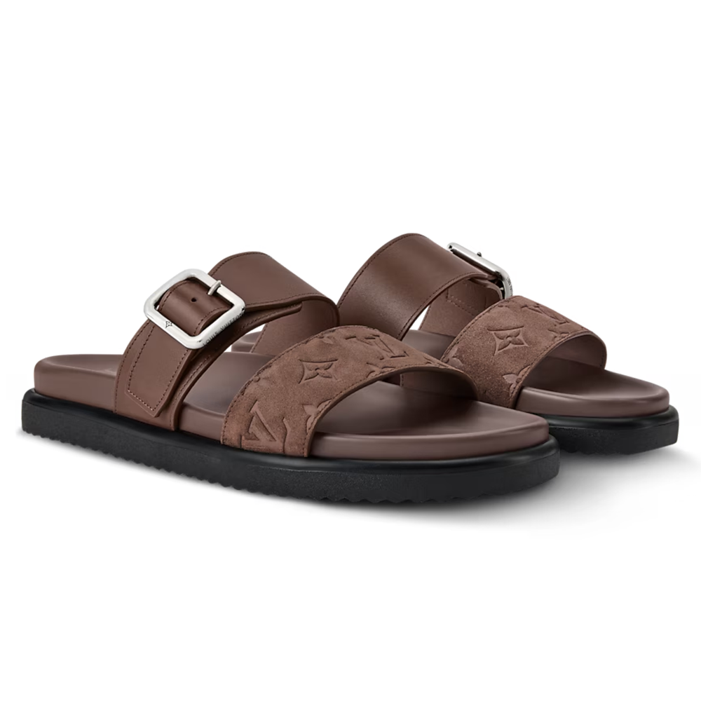 LV Venice Mule Taupe Brown