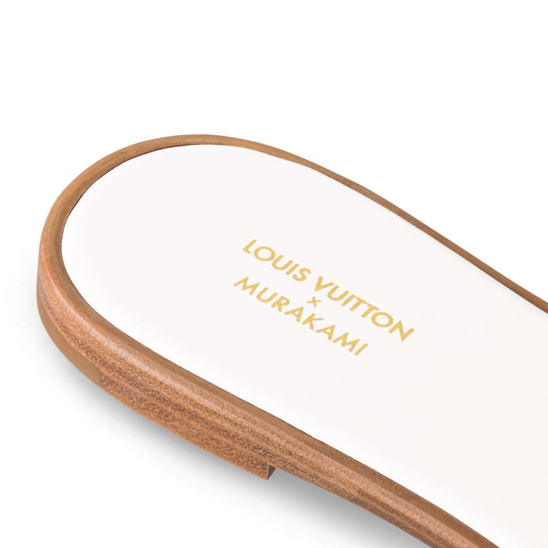 LV x TM Lily Flat Mule White