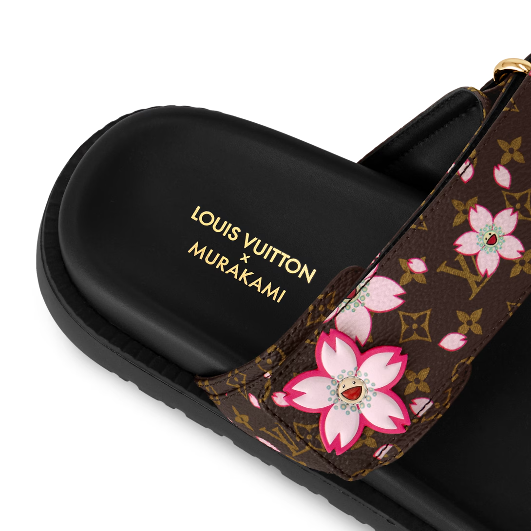 LV x TM LV Sunset Flat Comfort Mule Sakura Brown