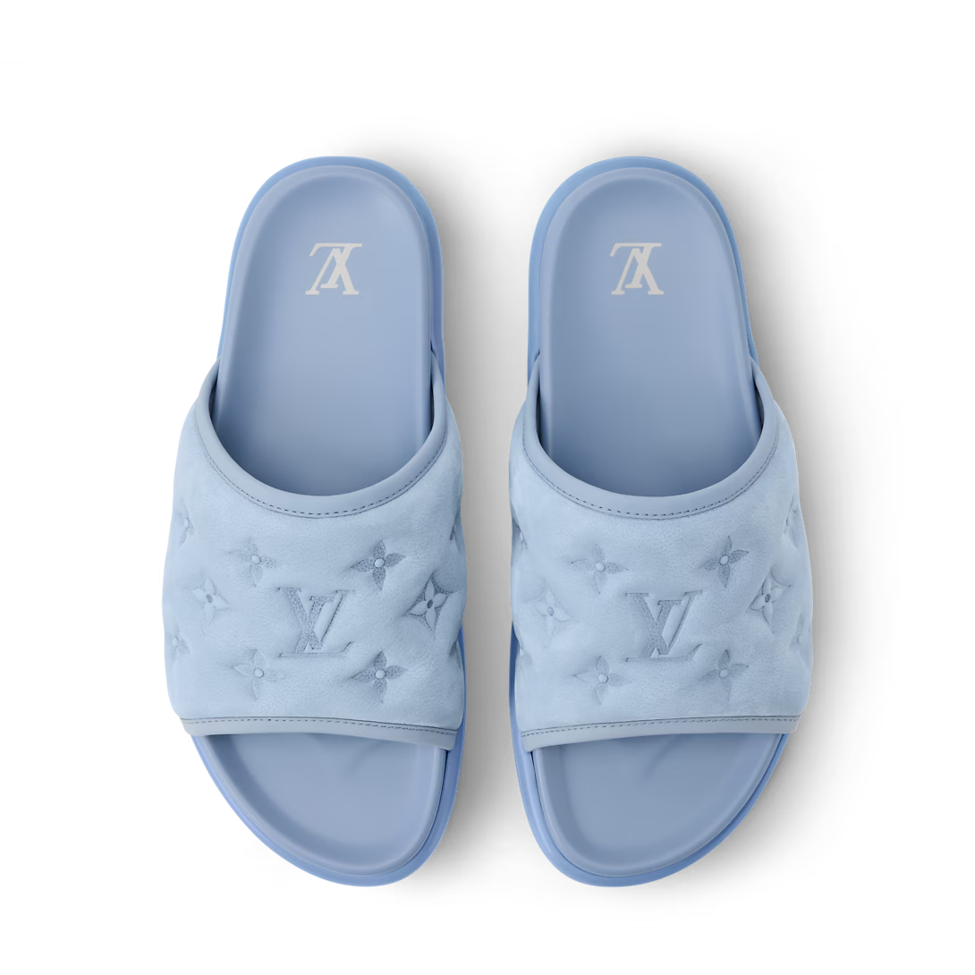 LV Miami Mule Blue