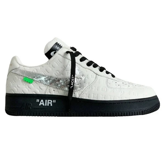 Louis Vuitton x Nike Air Force 1 Low ‘White Black Silver’