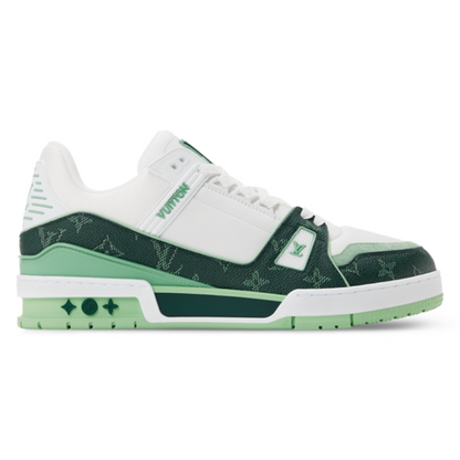 Louis Vuitton LV Trainer Sneaker ‘Denim Monogram green’